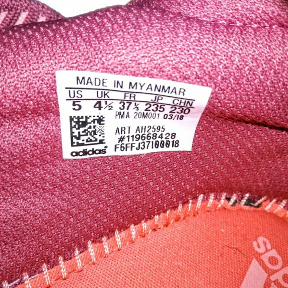 Adidas Kid's RapidaRun Laceless Running Shoes Sz 5 - Picture 4 of 7